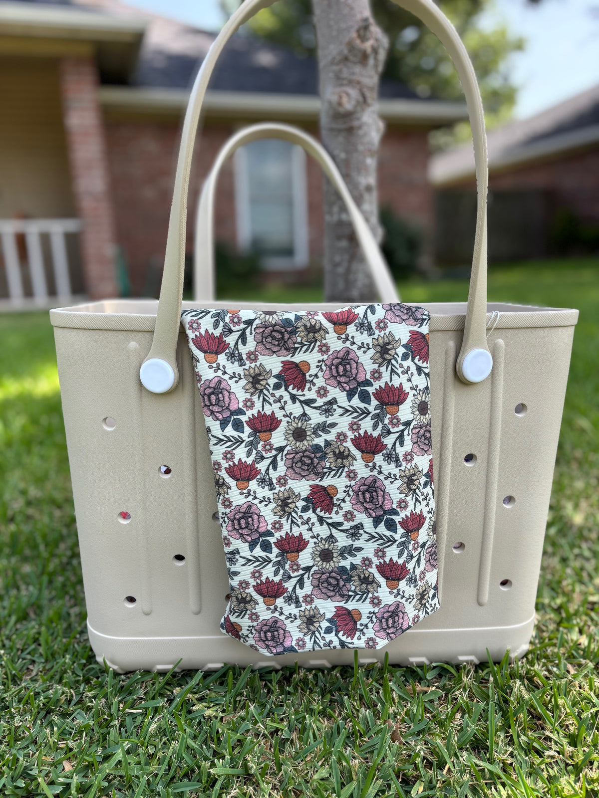 Antique Floral Tote Coat